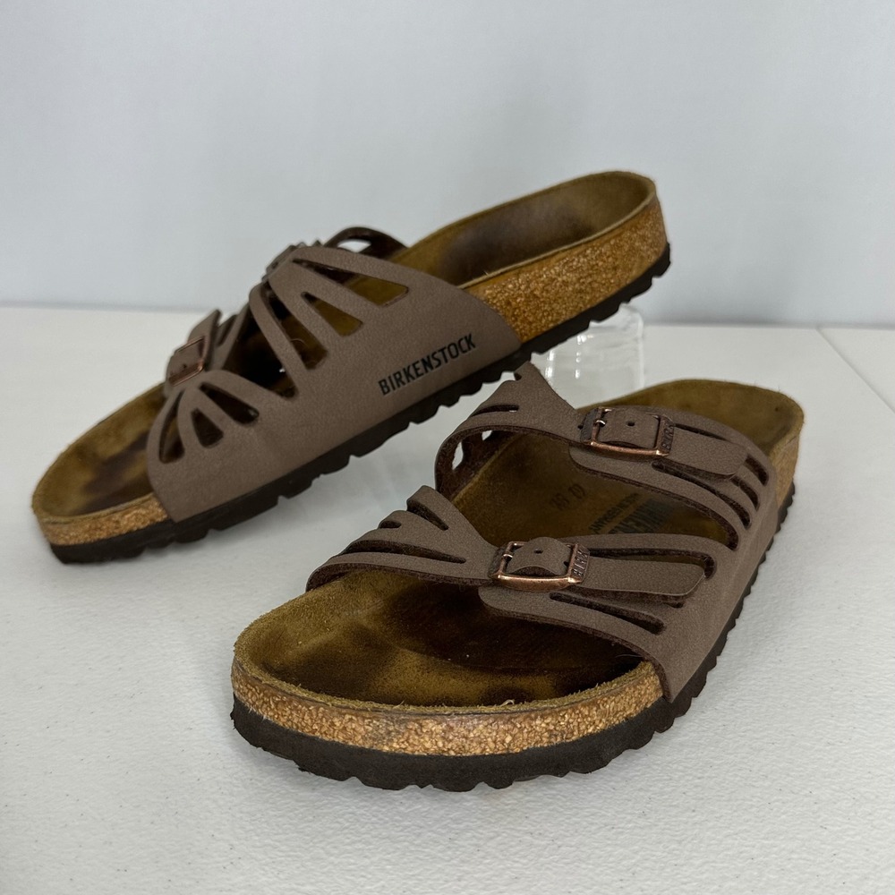 Birkenstock Granada Women's Sandals Size 40 US 9-9.5 Mocha Brown Narrow